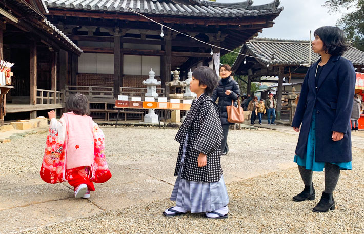 野上八幡宮 七五三詣