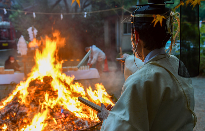 神火祭 野上八幡宮