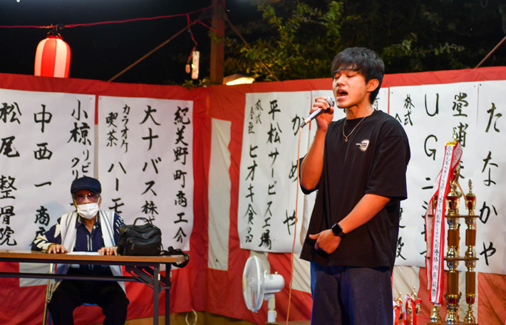 祇園祭　カラオケ大会予選