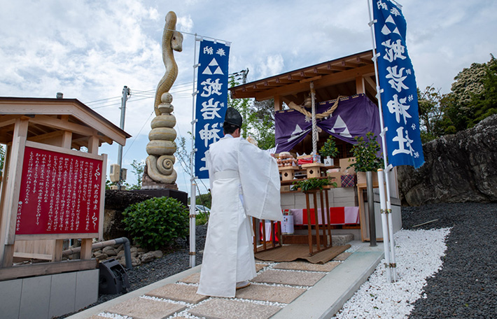 御坊市の蛇岩神社大祭