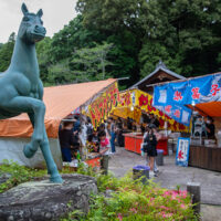 野上八幡宮 夜店
